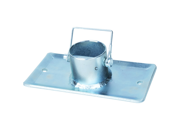 Trailer Jack Landing Plate